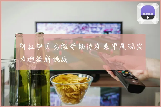 阿拉伊贝戈维奇期待在意甲展现实力迎接新挑战